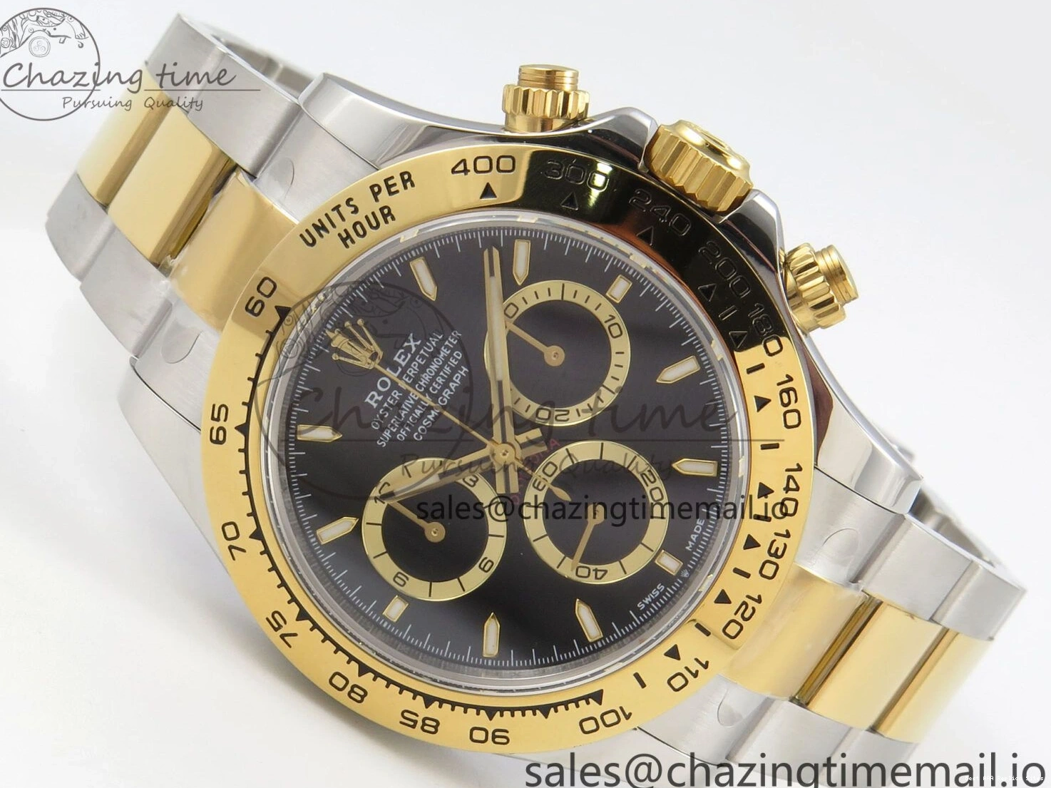 Best AAA Replica Sites SS Premium 904L Clone 126503 1:1 Dial on DD Black Clean Edition Bracelet Super 240 Best Daytona YG 1231